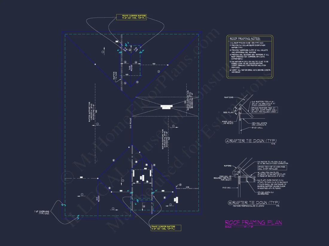 Efficient house Plan: CAD-Ready Floor Plan Blueprint Designs