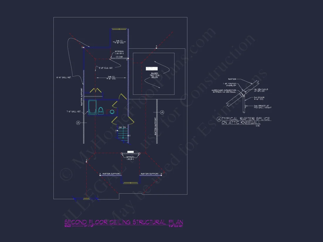 Efficient house Plan: CAD-Ready Floor Plan Blueprint Designs