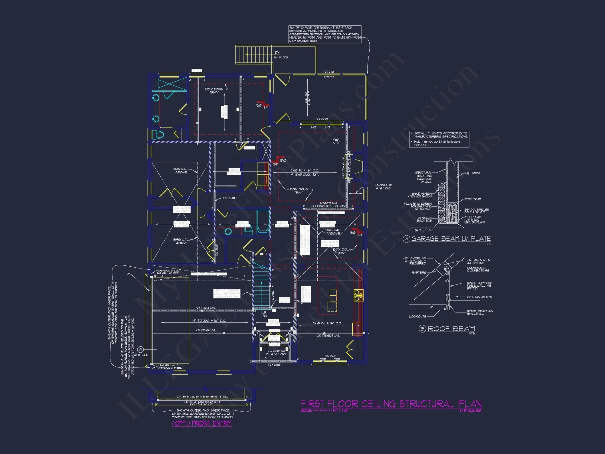 Efficient house Plan: CAD-Ready Floor Plan Blueprint Designs