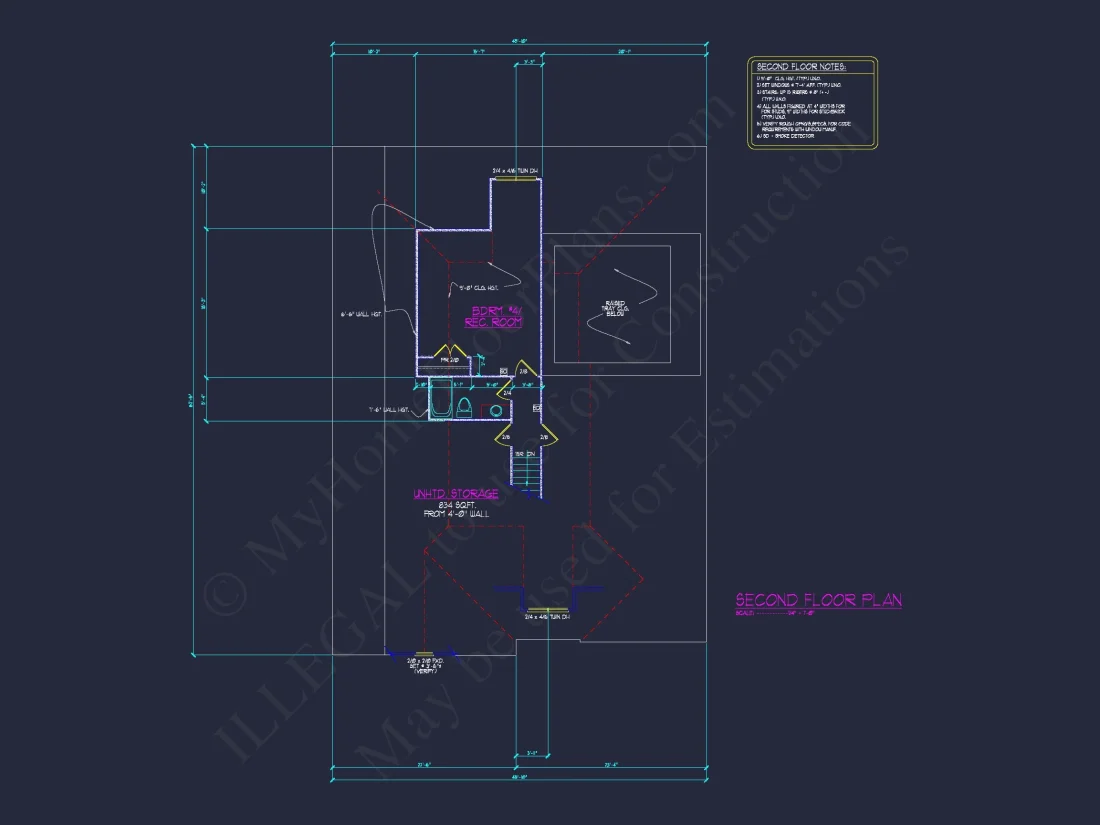Efficient house Plan: CAD-Ready Floor Plan Blueprint Designs