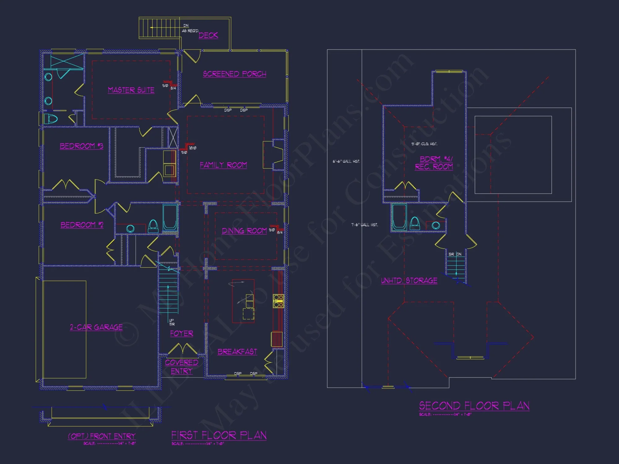 Efficient house Plan: CAD-Ready Floor Plan Blueprint Designs