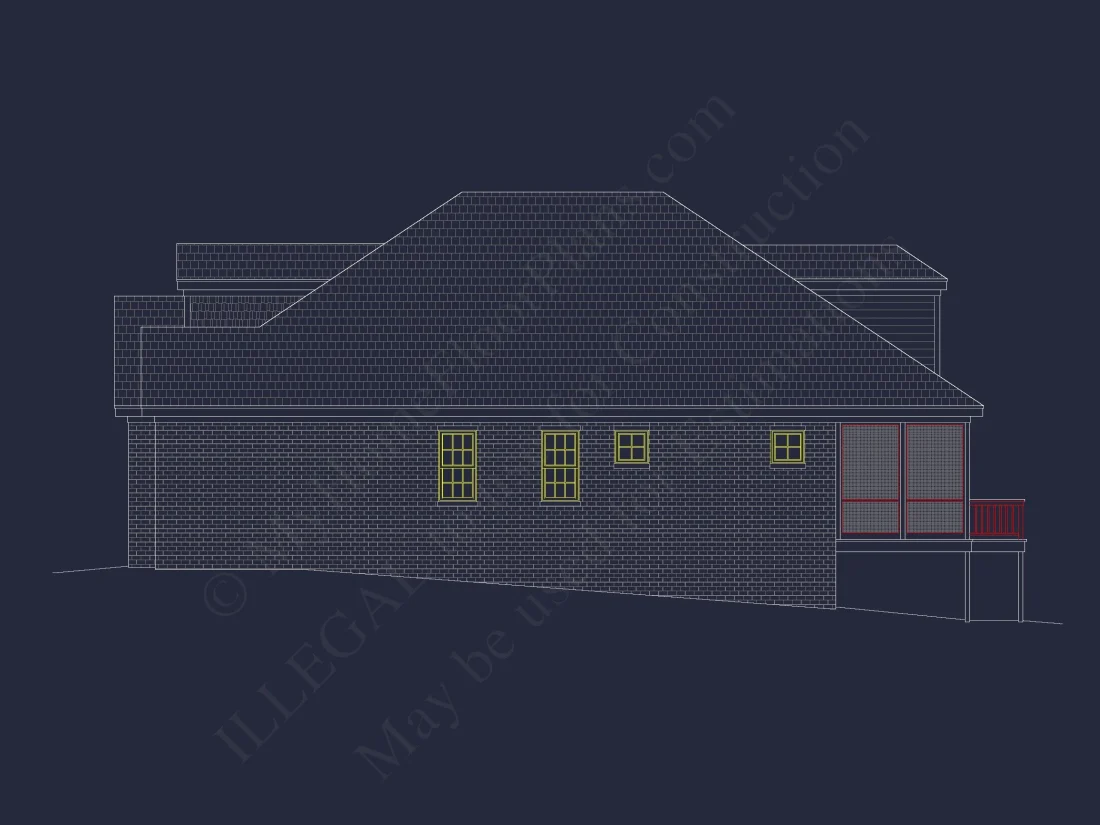 Efficient house Plan: CAD-Ready Floor Plan Blueprint Designs
