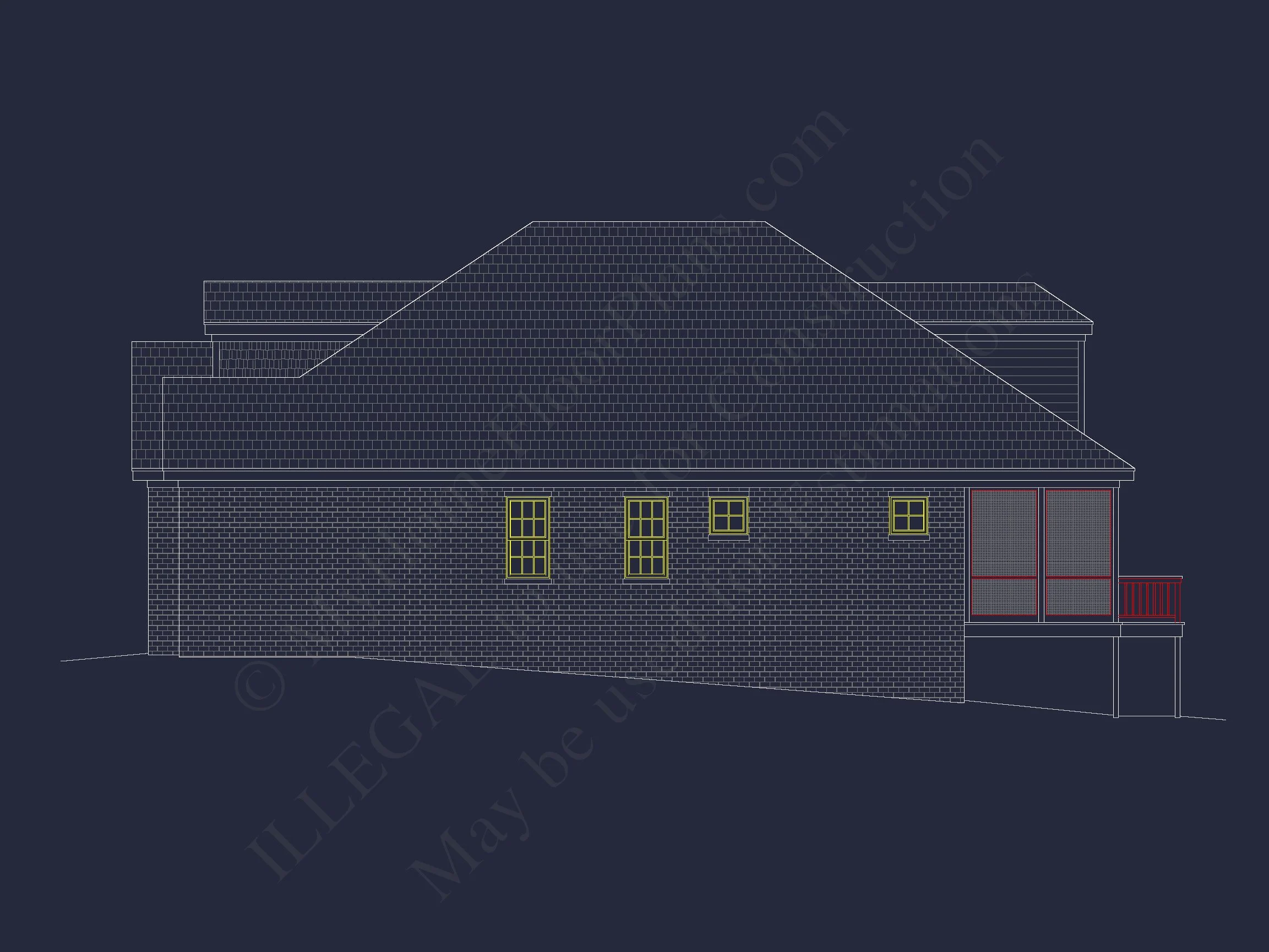 11-1105 HOUSE PLAN - Efficient House Plan: CAD-Ready Floor Plan Blueprint Designs 5 Efficient house Plan: CAD-Ready Floor Plan Blueprint Designs