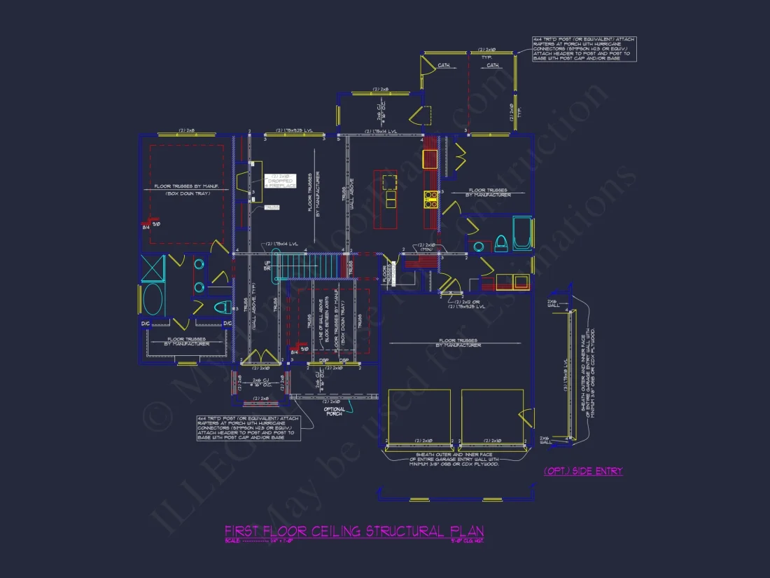 Beautiful house Floor Plan with CAD Designs and Blueprint