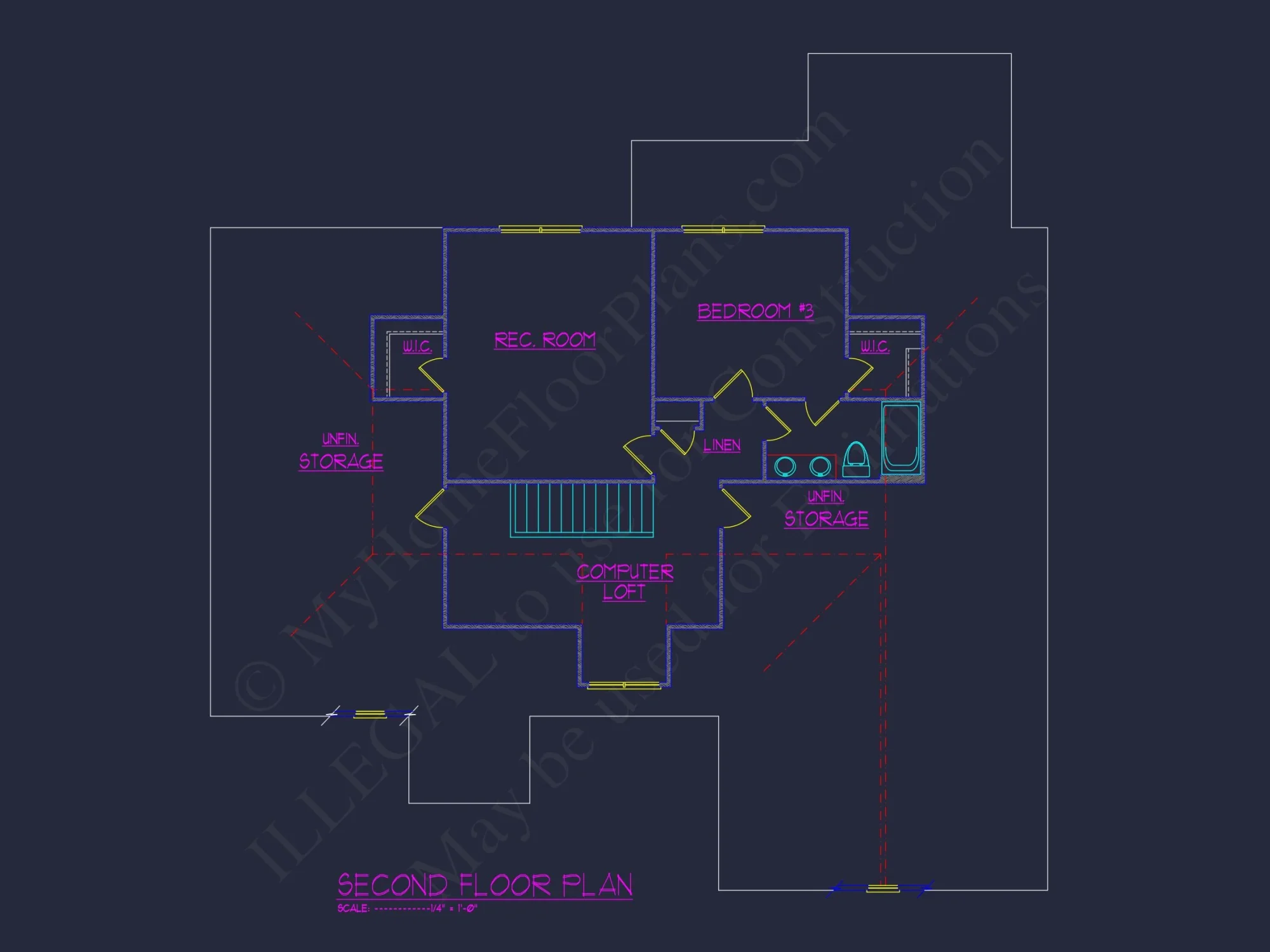 Beautiful house Floor Plan with CAD Designs and Blueprint