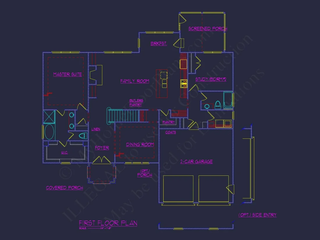 Beautiful house Floor Plan with CAD Designs and Blueprint