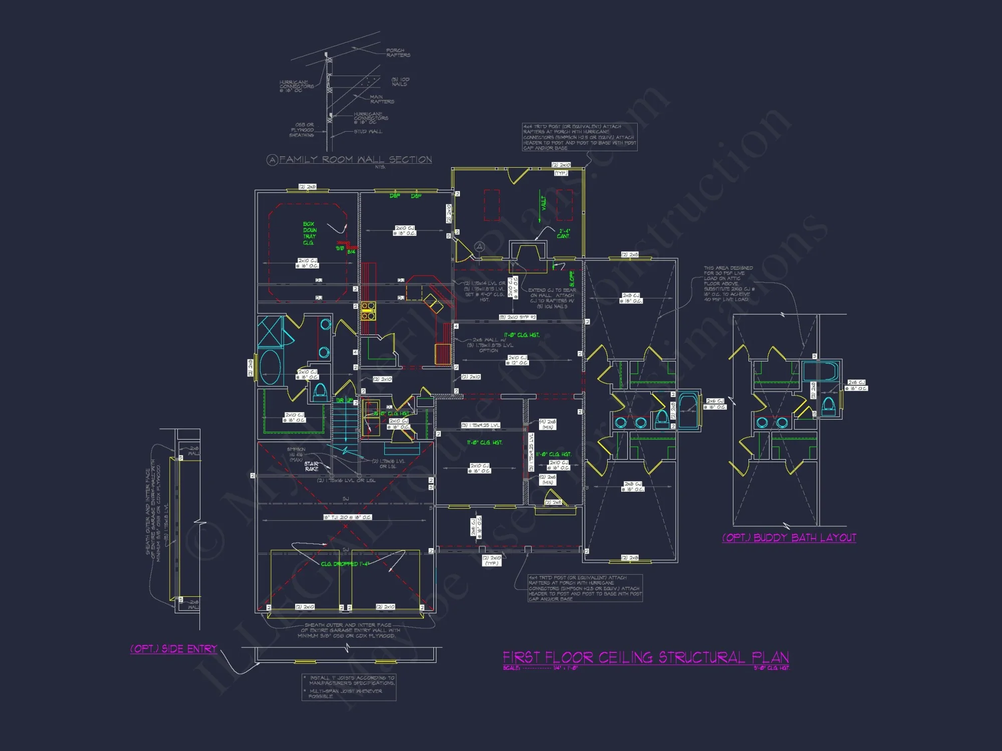 Modern Craftsman house Plan