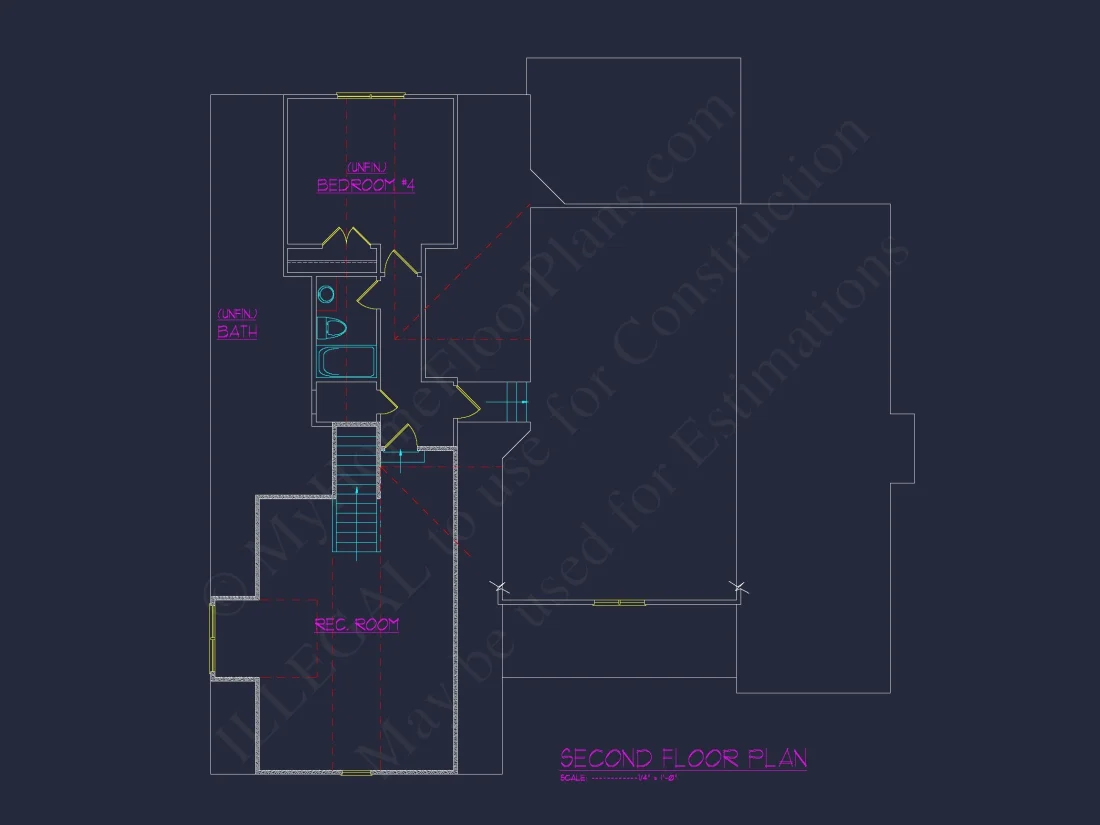 Modern Craftsman house Plan