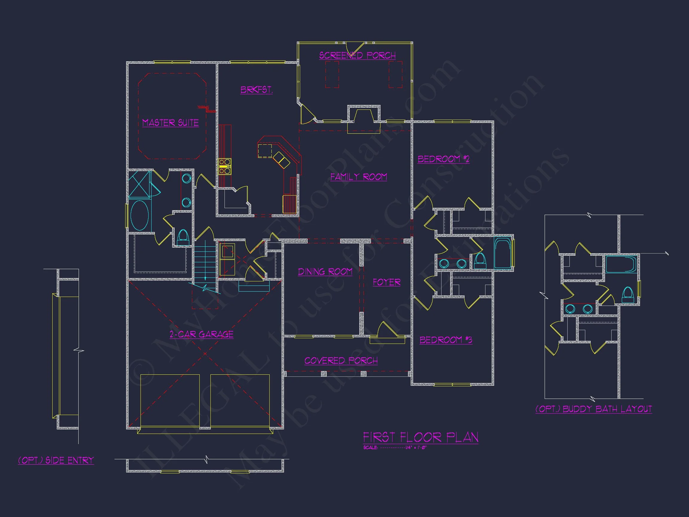 Stylish Floor Plans & CAD Designs