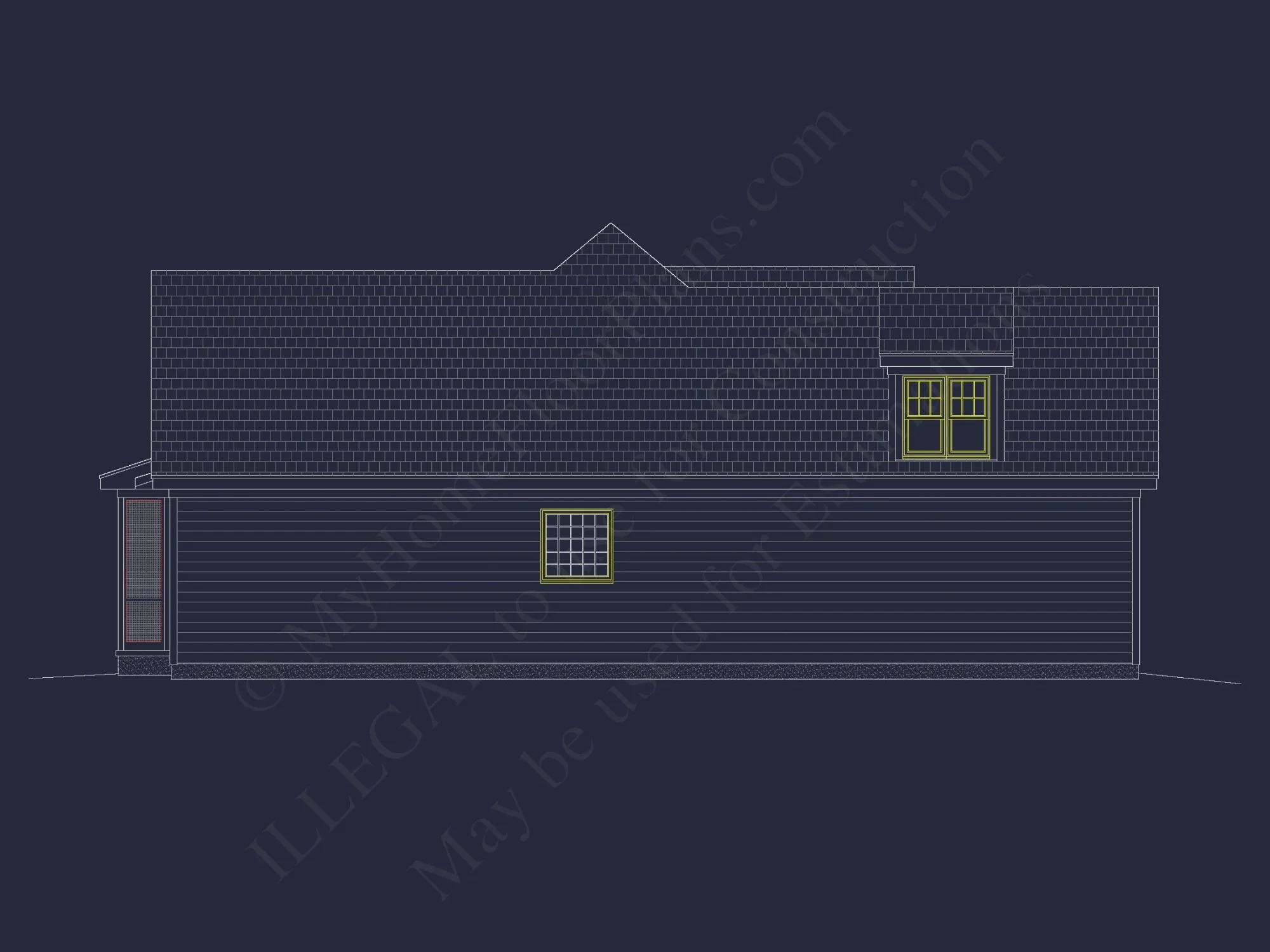 Modern Craftsman house Plan