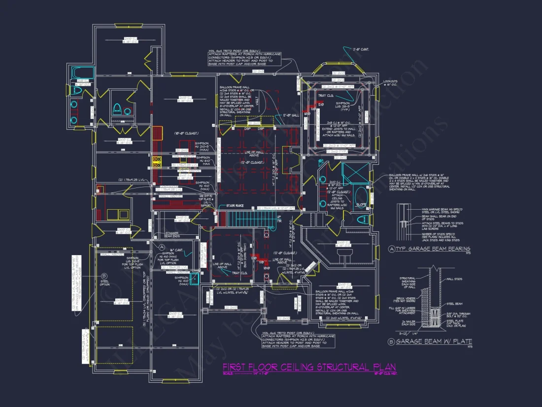 Craftsman house Plan with Spacious Floor Designs and CAD Blueprints