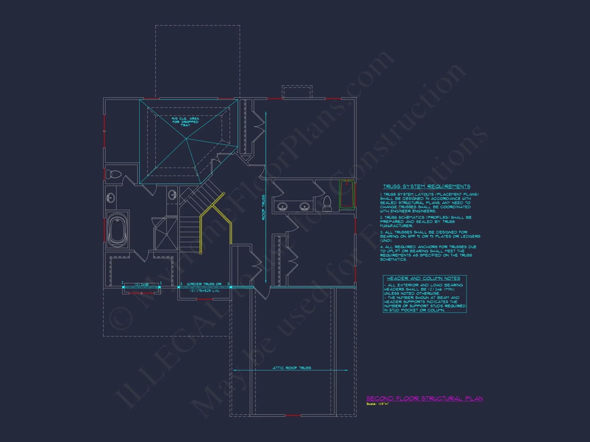 Elegant 4-Bedroom house Plan with CAD Blueprint Designs