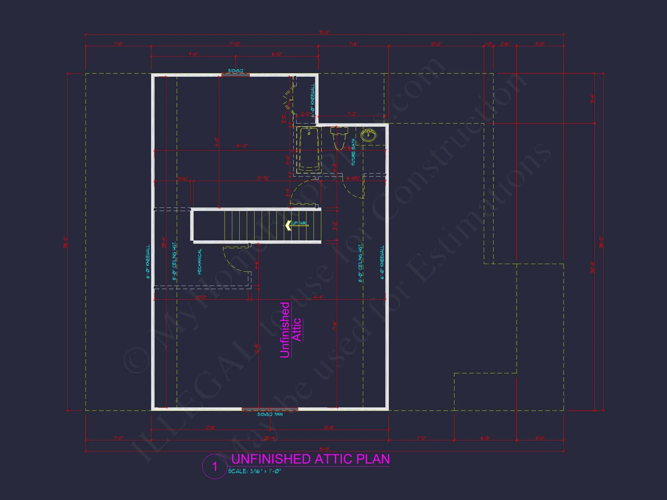 11-1076 HOUSE PLAN - Modern House Plan with 4 Bedrooms, CAD Blueprint & Open Design 10 Modern house Plan with 4 Bedrooms, CAD Blueprint & Open Design