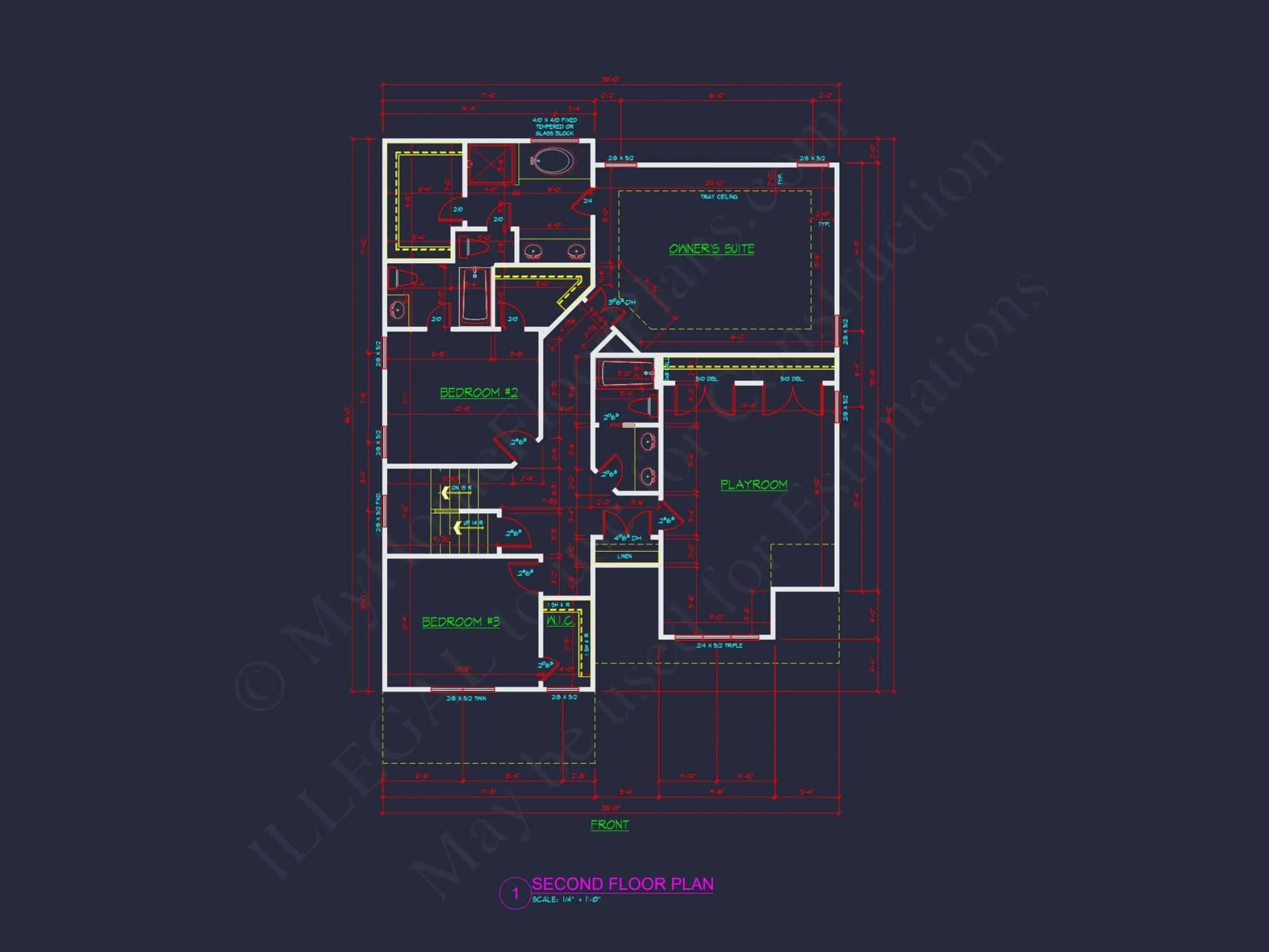 Spacious 2-Story Craftsman house Plan with CAD Blueprints