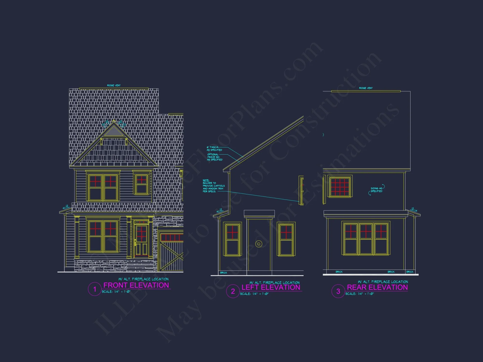 Spacious 2-Story Craftsman house Plan with CAD Blueprints