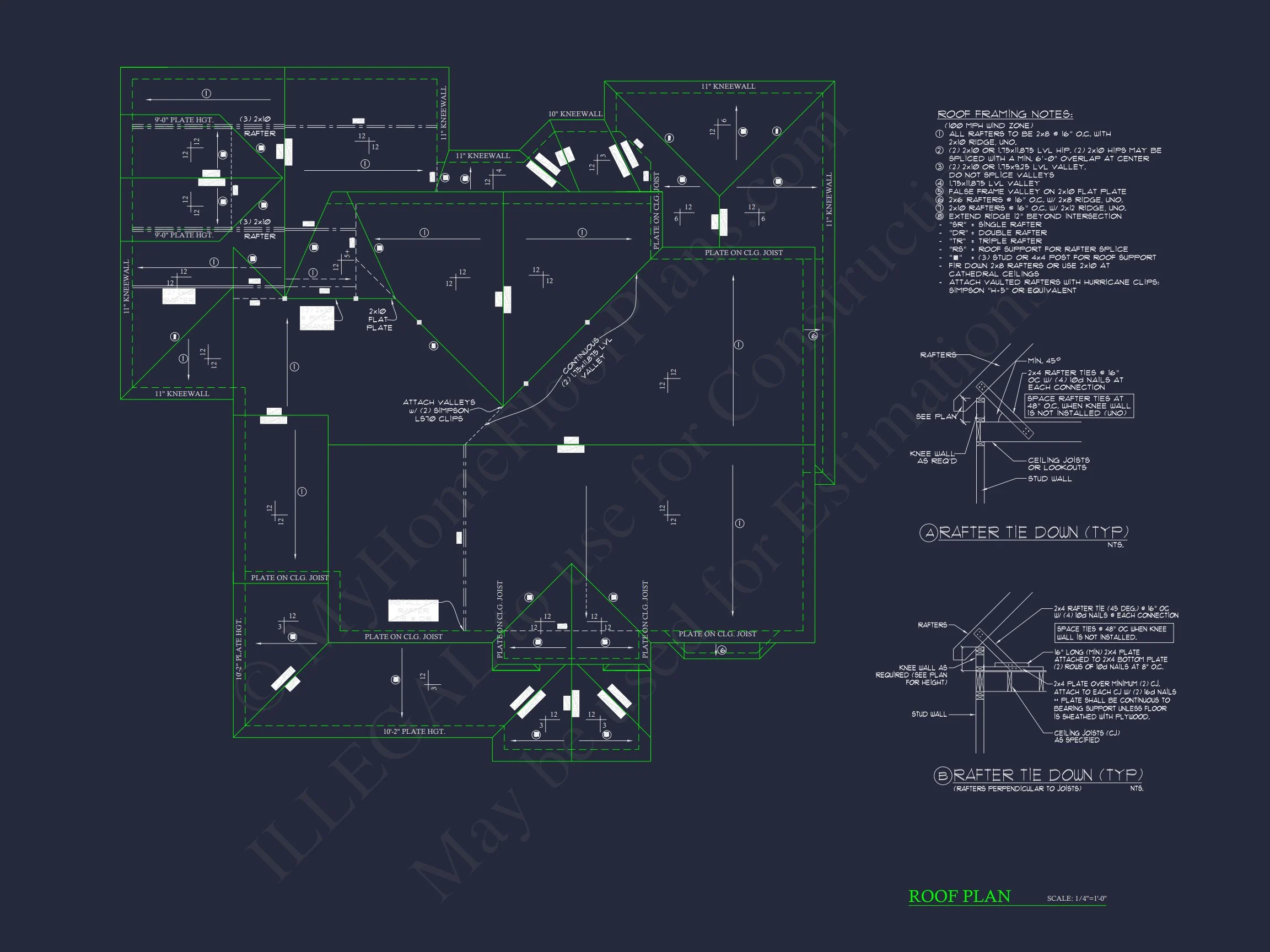 11-1068 HOUSE PLAN - Spacious Traditional House Plan with 2 Floors and CAD Designs 18 Spacious Traditional house Plan with 2 Floors and CAD Designs