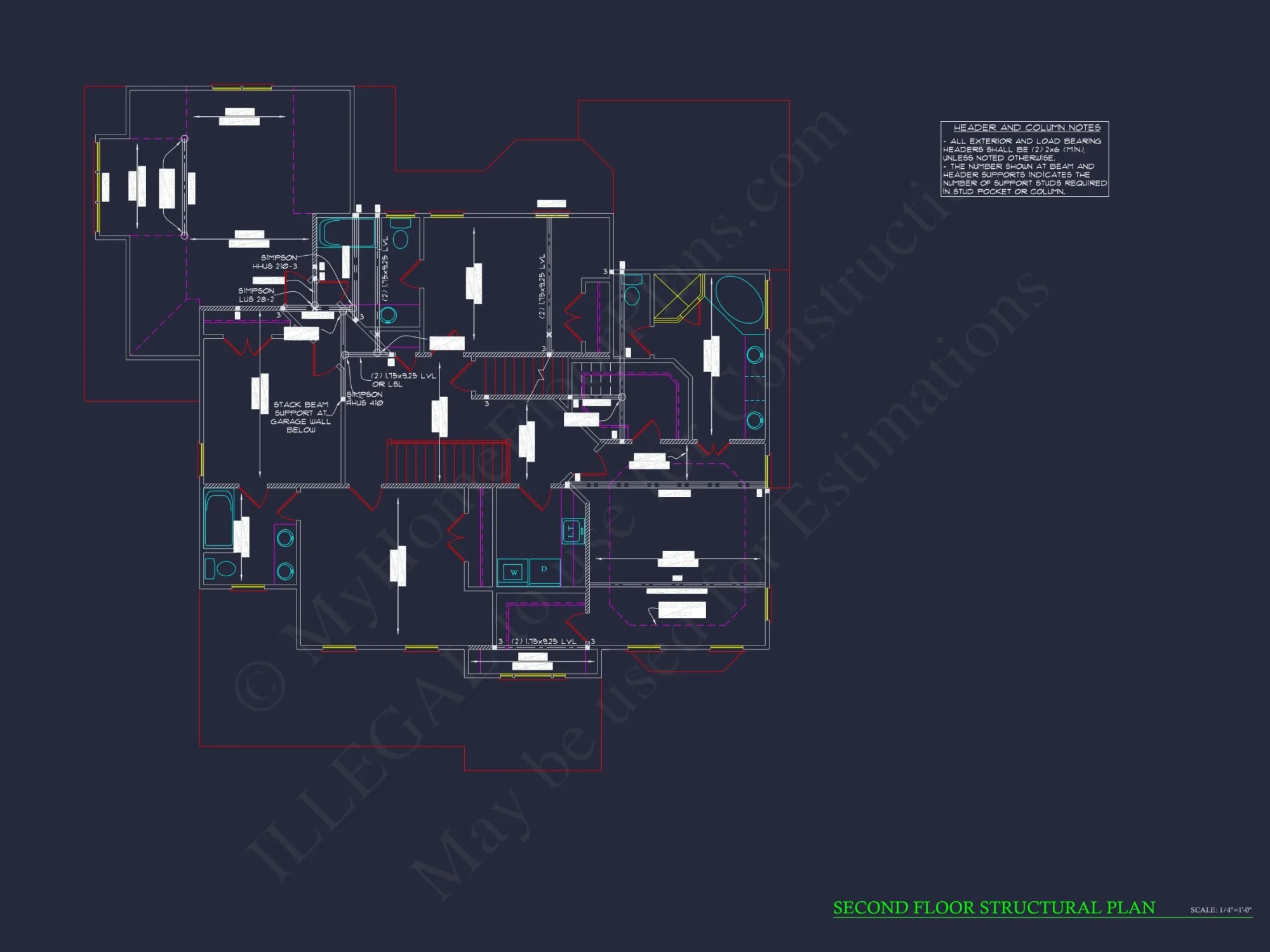 Spacious Traditional house Plan with 2 Floors and CAD Designs