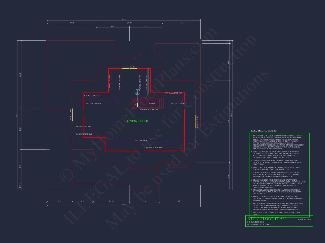 Spacious Traditional house Plan with 2 Floors and CAD Designs