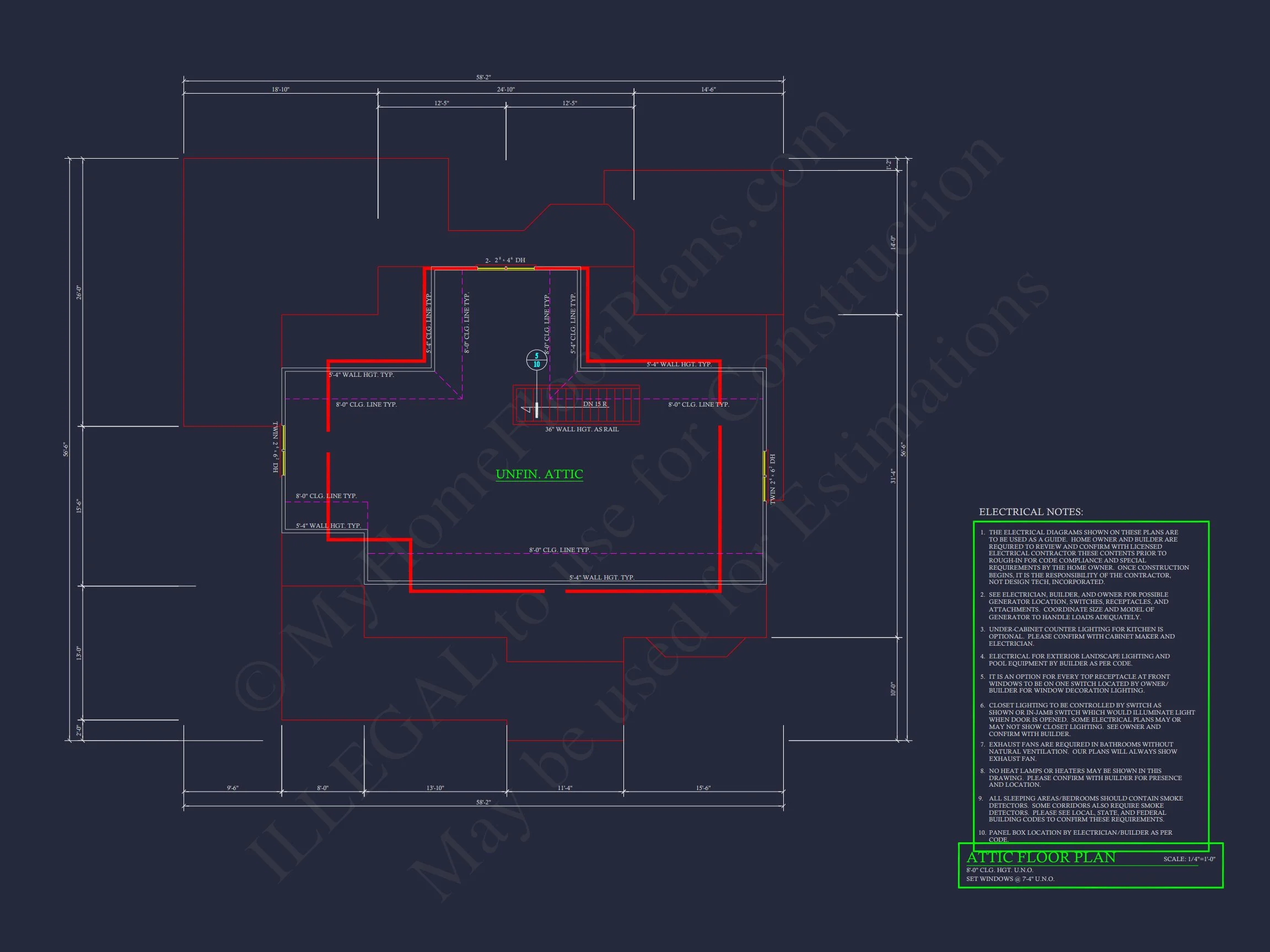 11-1068 HOUSE PLAN - Spacious Traditional House Plan with 2 Floors and CAD Designs 13 Spacious Traditional house Plan with 2 Floors and CAD Designs