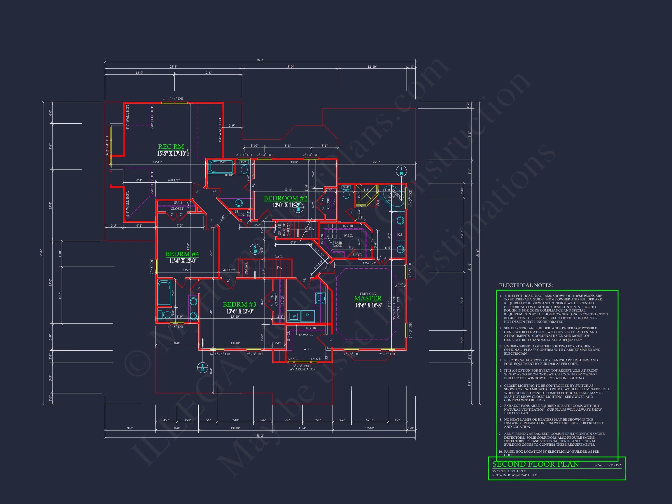 11-1068 HOUSE PLAN - Spacious Traditional House Plan with 2 Floors and CAD Designs 12 Spacious Traditional house Plan with 2 Floors and CAD Designs