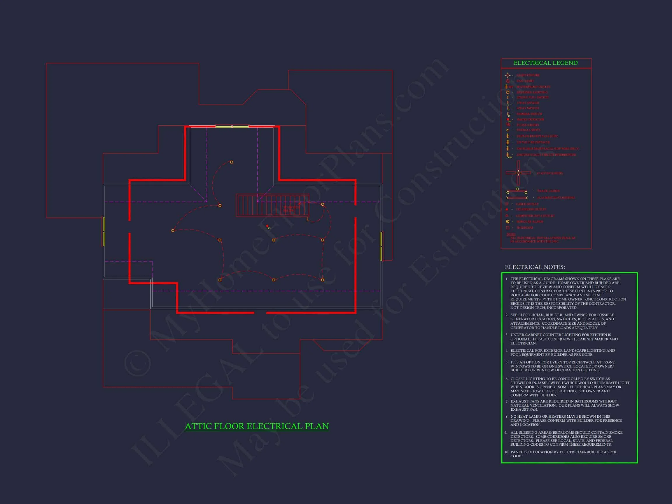 11-1068 HOUSE PLAN - Spacious Traditional House Plan with 2 Floors and CAD Designs 10 Spacious Traditional house Plan with 2 Floors and CAD Designs
