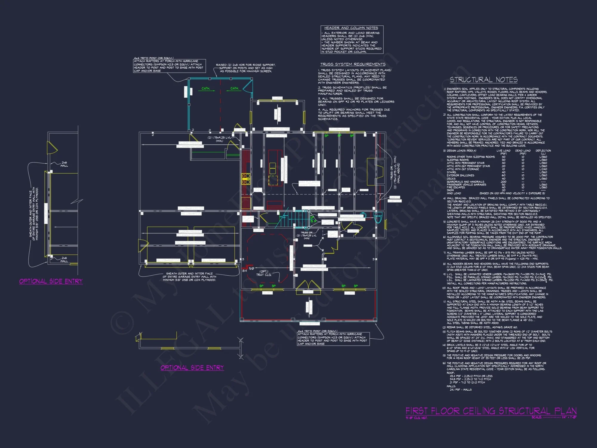 Craftsman house Plan with 3 Floors and Open Floor Designs