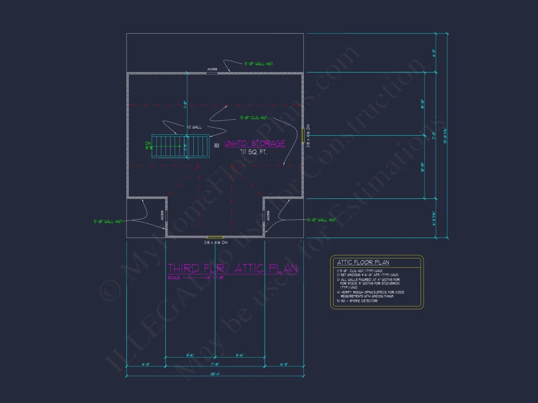 Craftsman house Plan with 3 Floors and Open Floor Designs