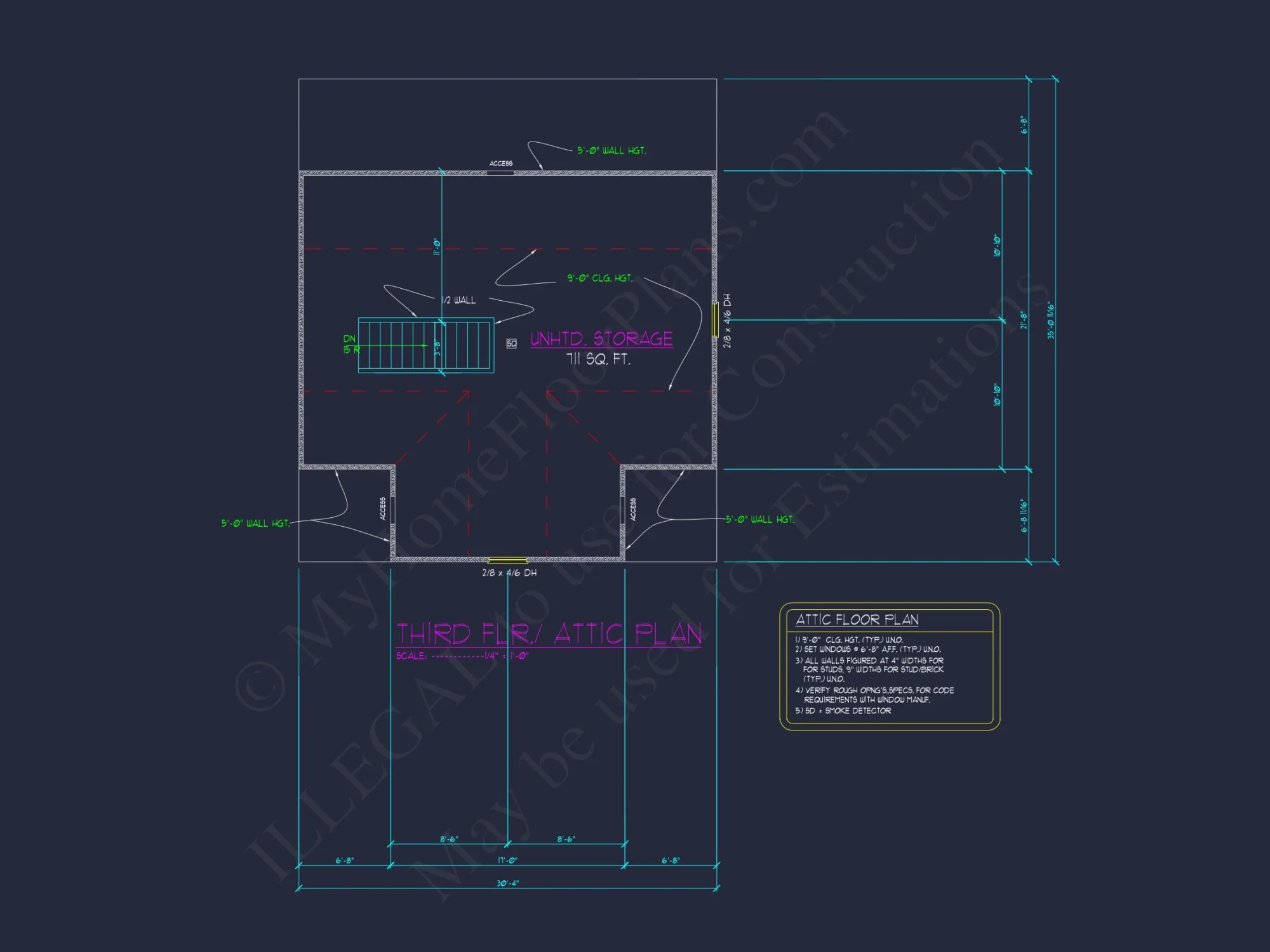 Craftsman house Plan with 3 Floors and Open Floor Designs