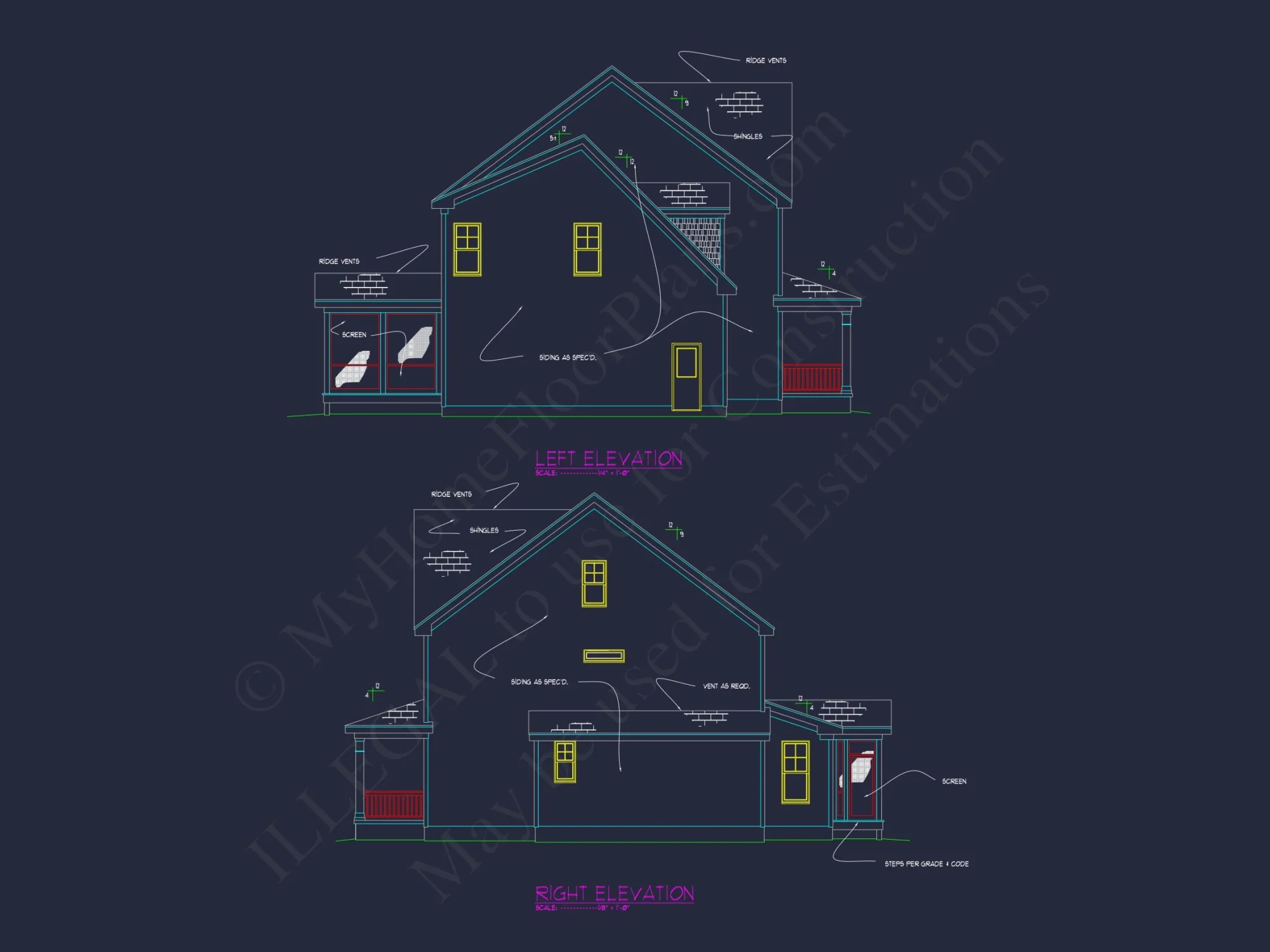 Craftsman house Plan with 3 Floors and Open Floor Designs
