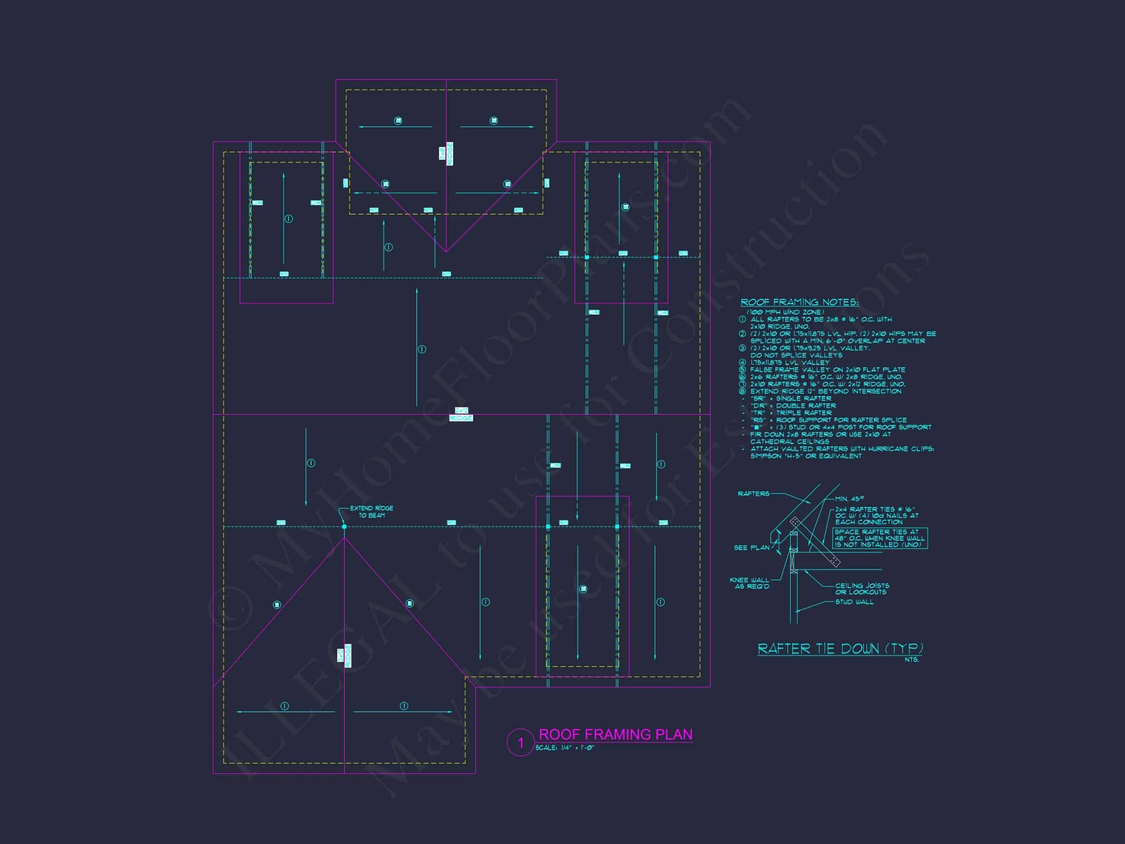 11-1053 HOUSE PLAN - Modern Craftsman House Plan with 2 Floors and 3 Bedrooms 13 Modern Craftsman house Plan with 2 Floors and 3 Bedrooms
