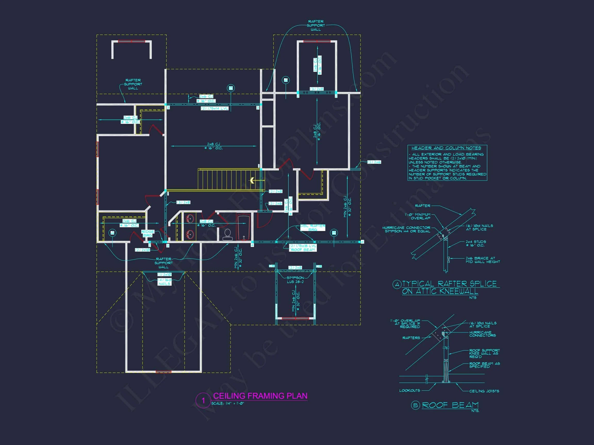 11-1053 HOUSE PLAN - Modern Craftsman House Plan with 2 Floors and 3 Bedrooms 12 Modern Craftsman house Plan with 2 Floors and 3 Bedrooms