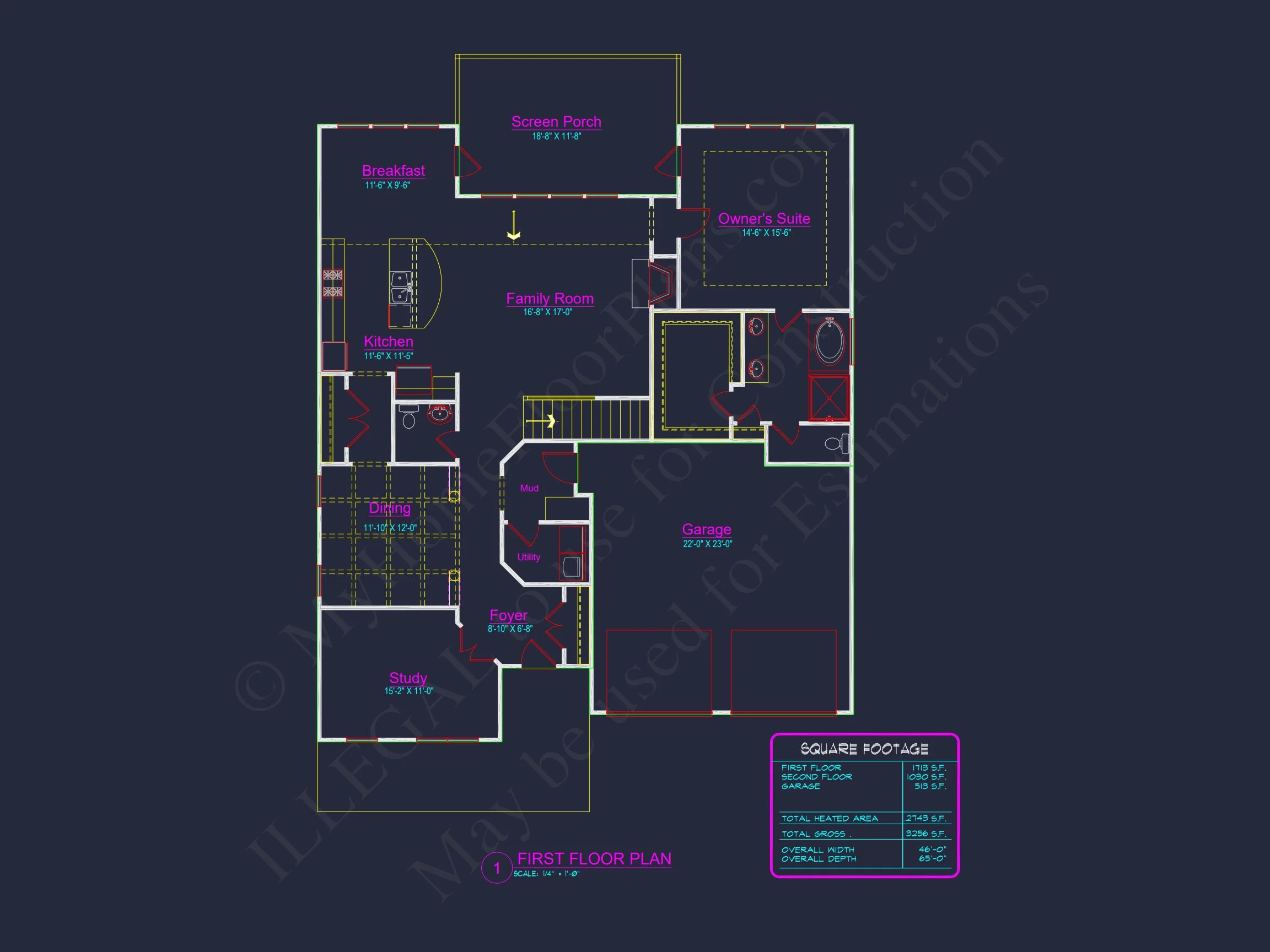 11-1053 HOUSE PLAN - Modern Craftsman House Plan with 2 Floors and 3 Bedrooms 5 Modern Craftsman house Plan with 2 Floors and 3 Bedrooms