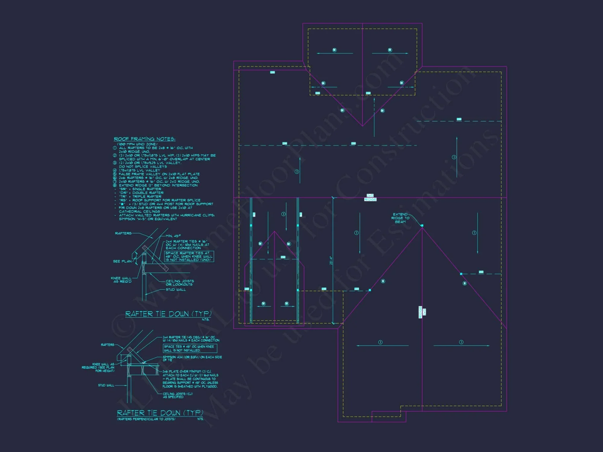 Traditional Craftsman house Plan with Spacious Floor Layout