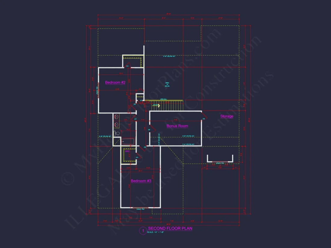Traditional Craftsman house Plan with Spacious Floor Layout
