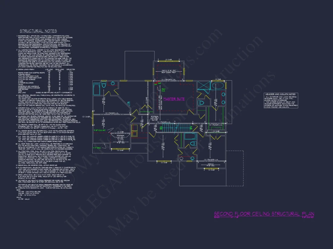 Modern house Floor Plan with Detailed CAD Architecture Designs