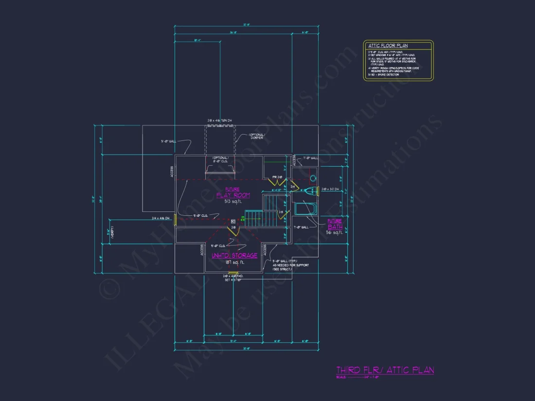 Modern Craftsman house Plan with Detailed Floor Designs and CAD Blueprint