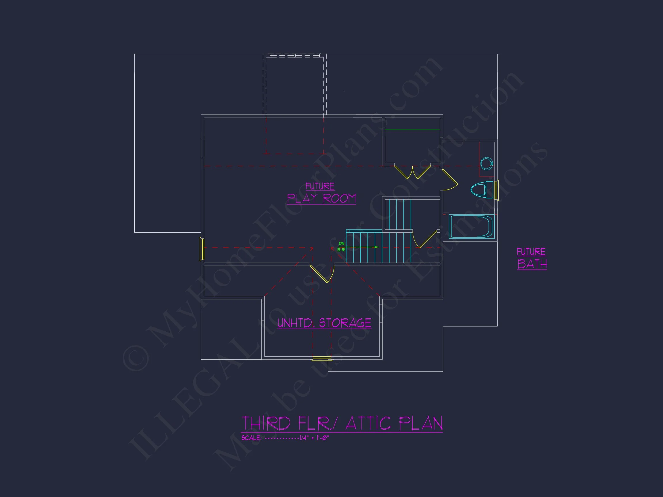 Modern Craftsman house Plan with Detailed Floor Designs and CAD Blueprint