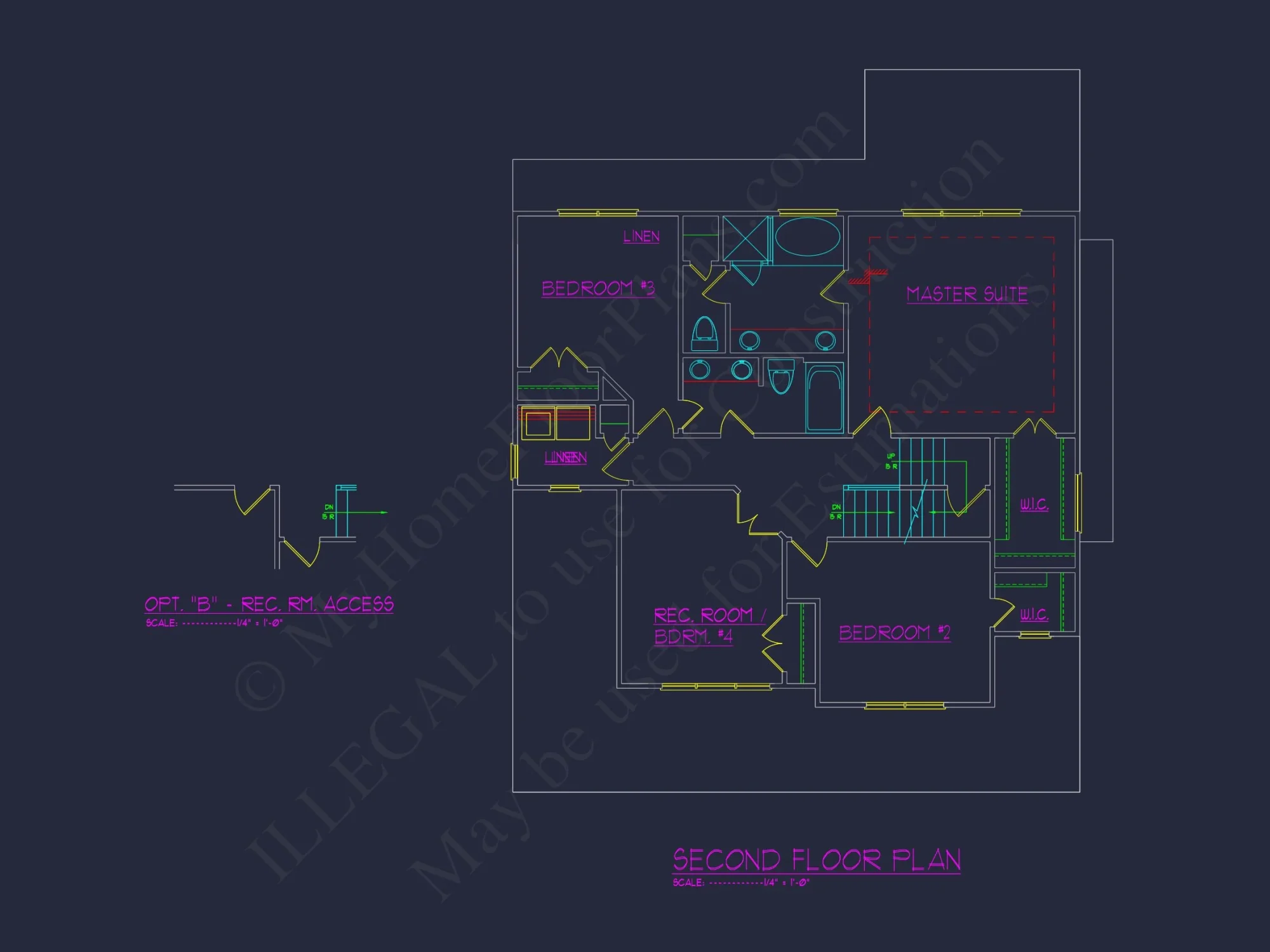 Modern Craftsman house Plan with Detailed Floor Designs and CAD Blueprint