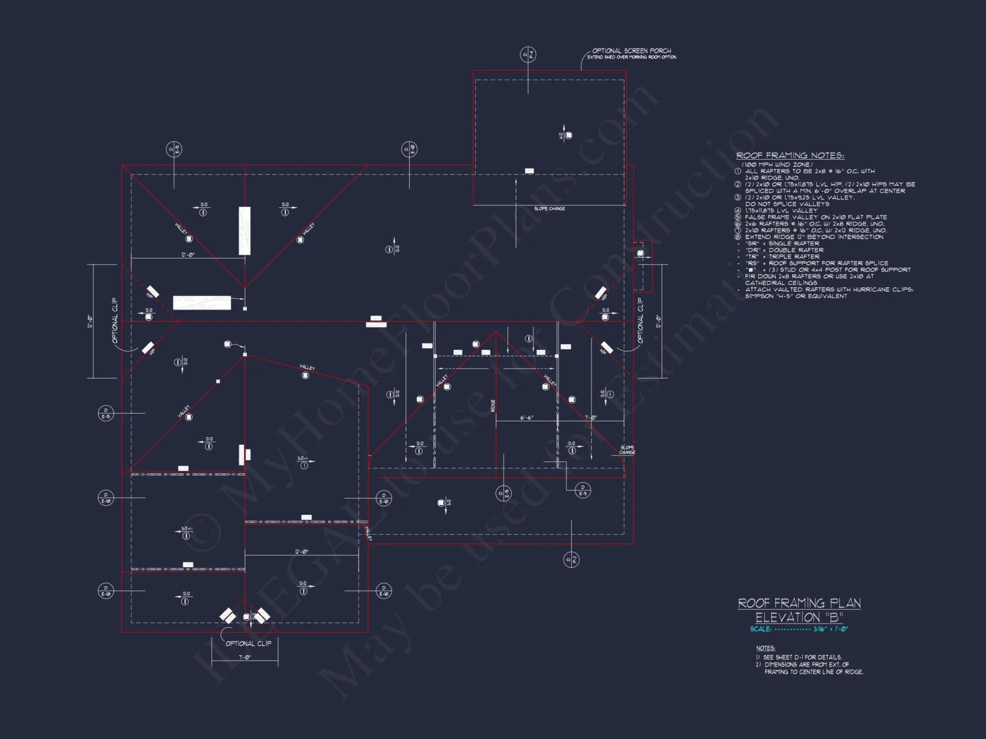 Modern Craftsman house Plan with Detailed Floor Blueprints