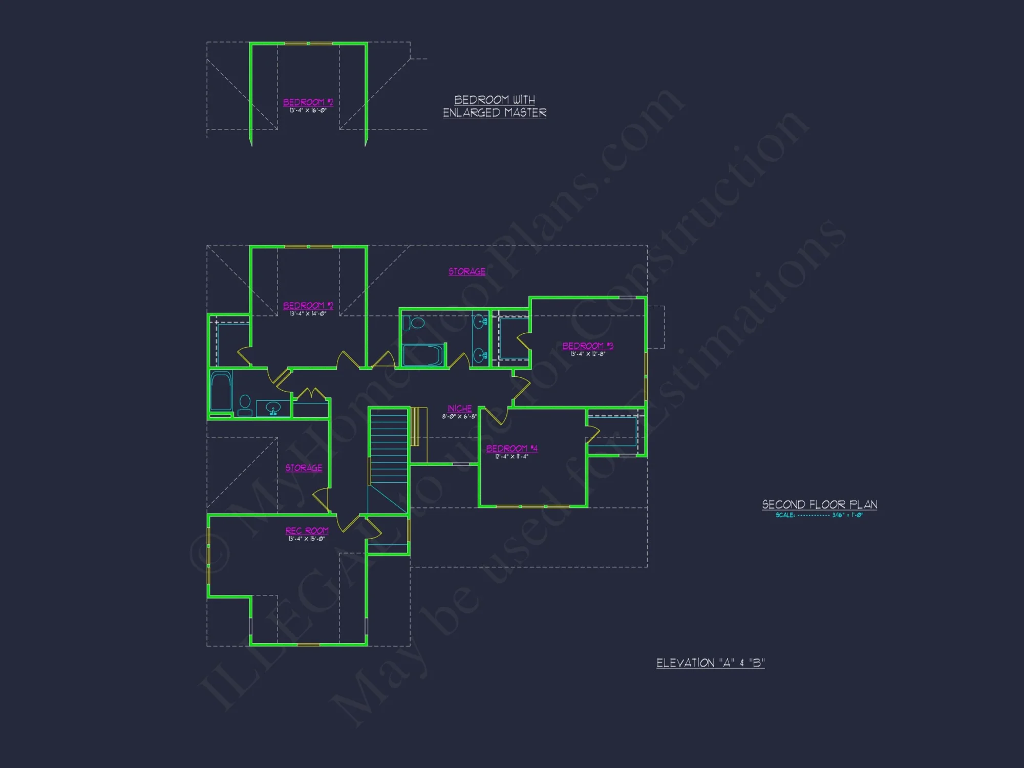 Modern Craftsman house Plan with Detailed Floor Blueprints