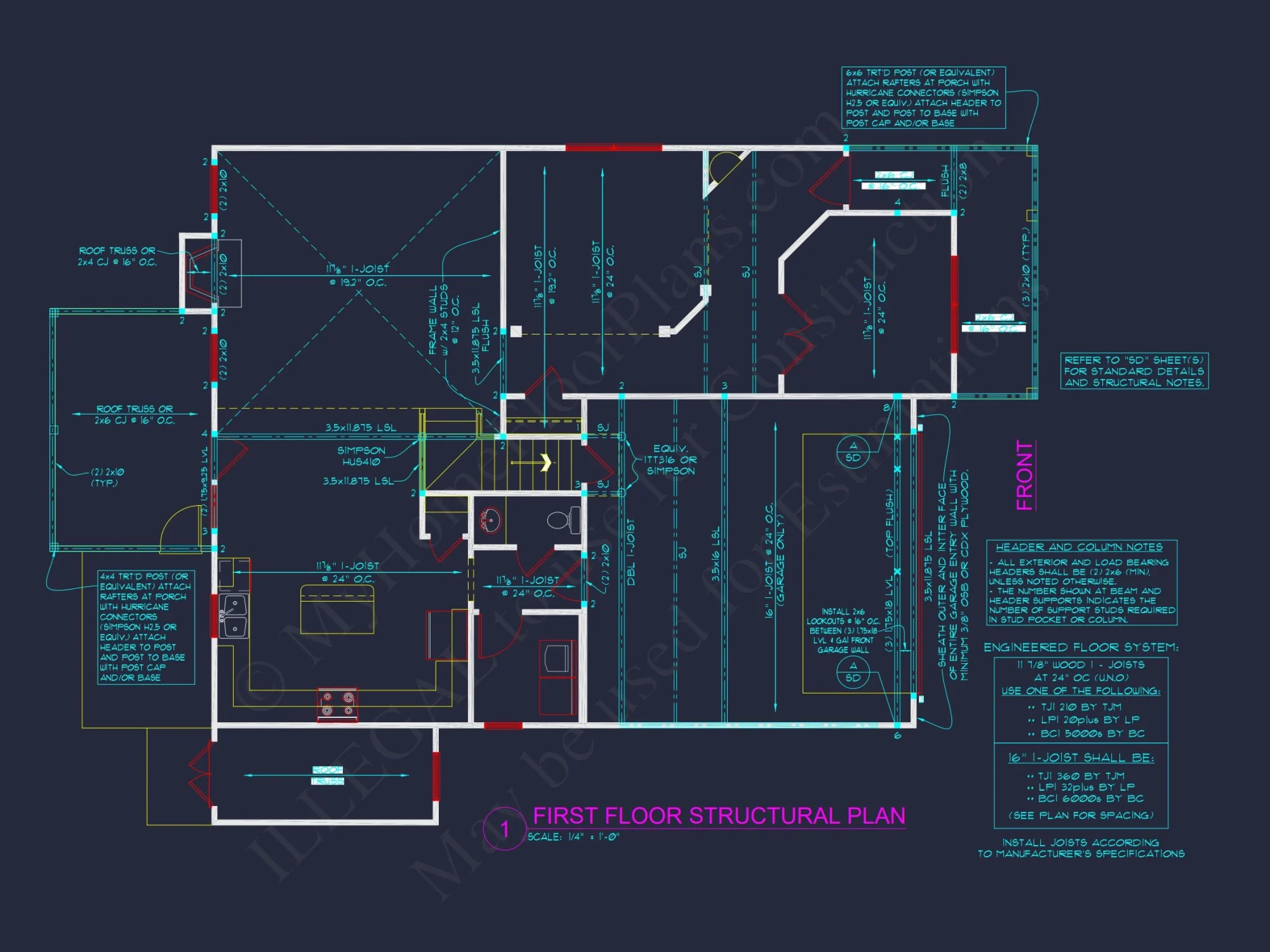Charming house Floor Plan with 4 Bedrooms and Open Designs