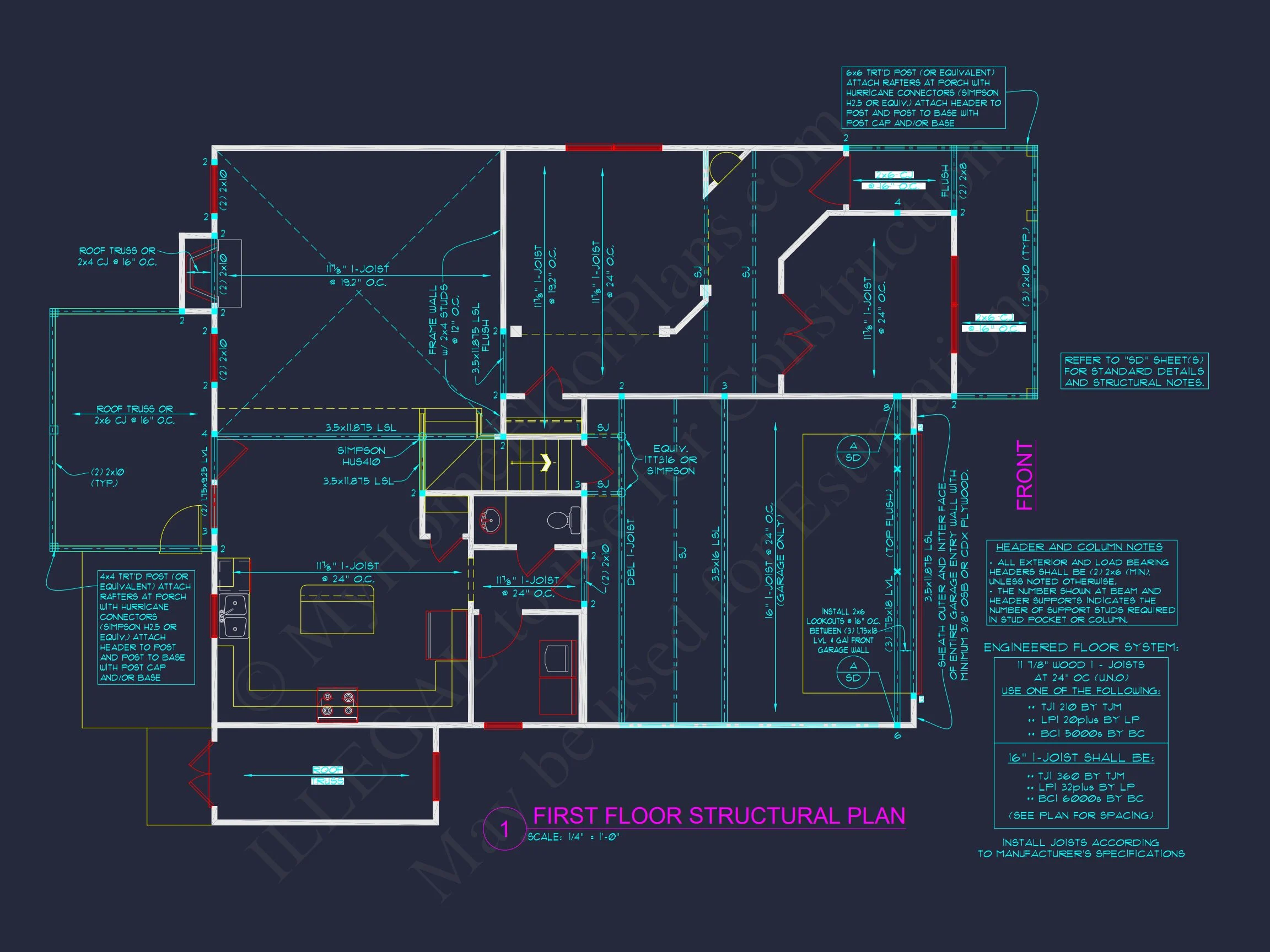 Charming house Floor Plan with 4 Bedrooms and Open Designs