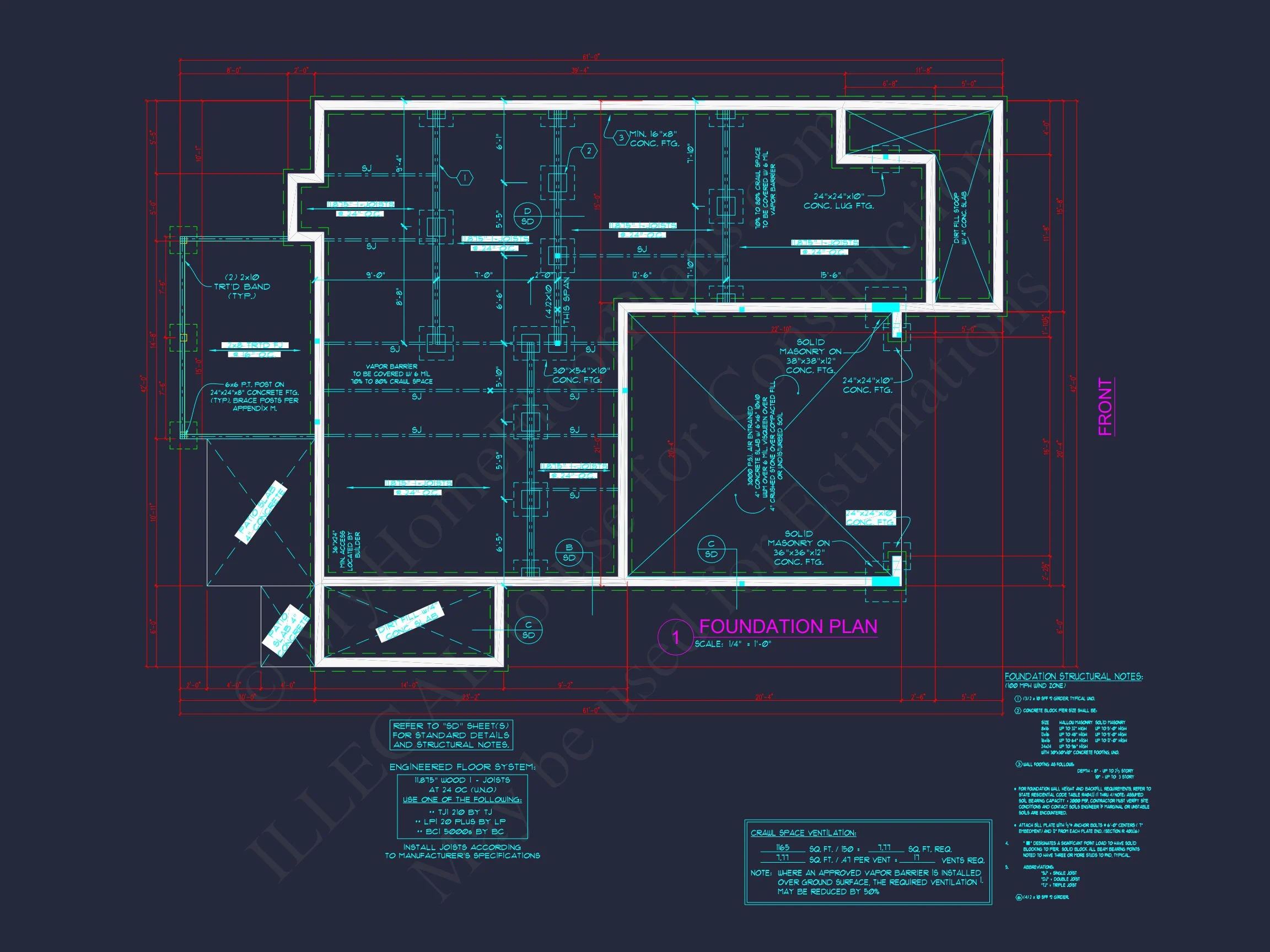Charming house Floor Plan with 4 Bedrooms and Open Designs