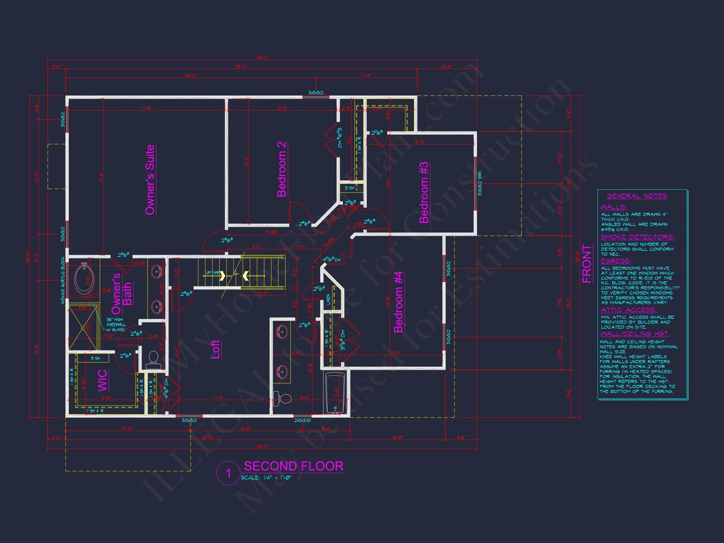 Charming house Floor Plan with 4 Bedrooms and Open Designs