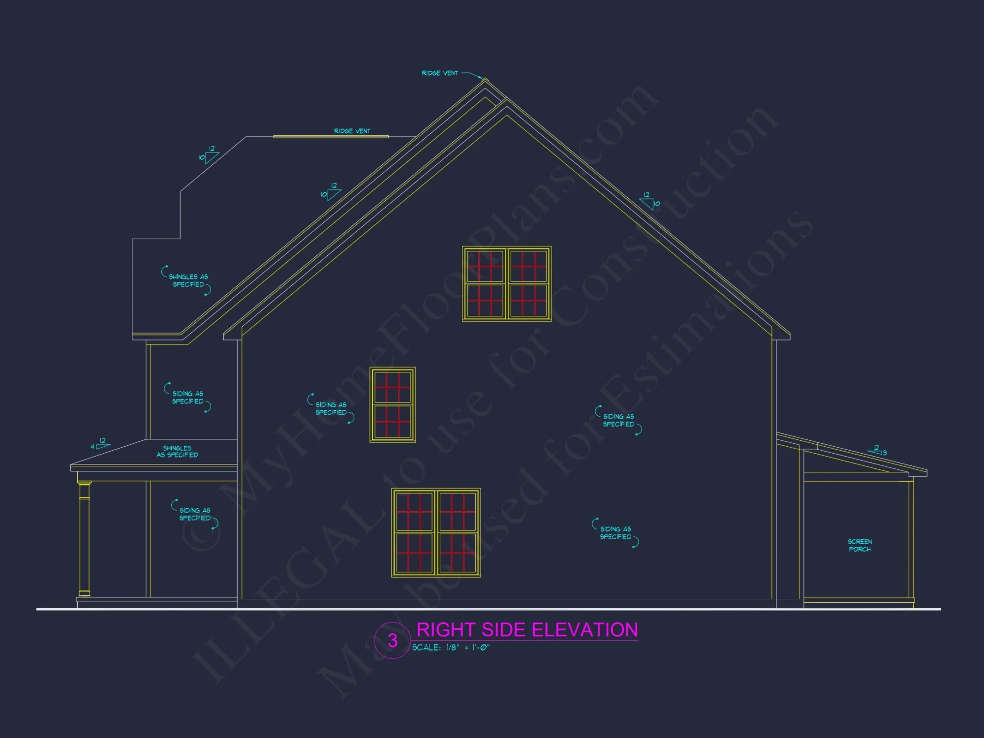 Charming house Floor Plan with 4 Bedrooms and Open Designs