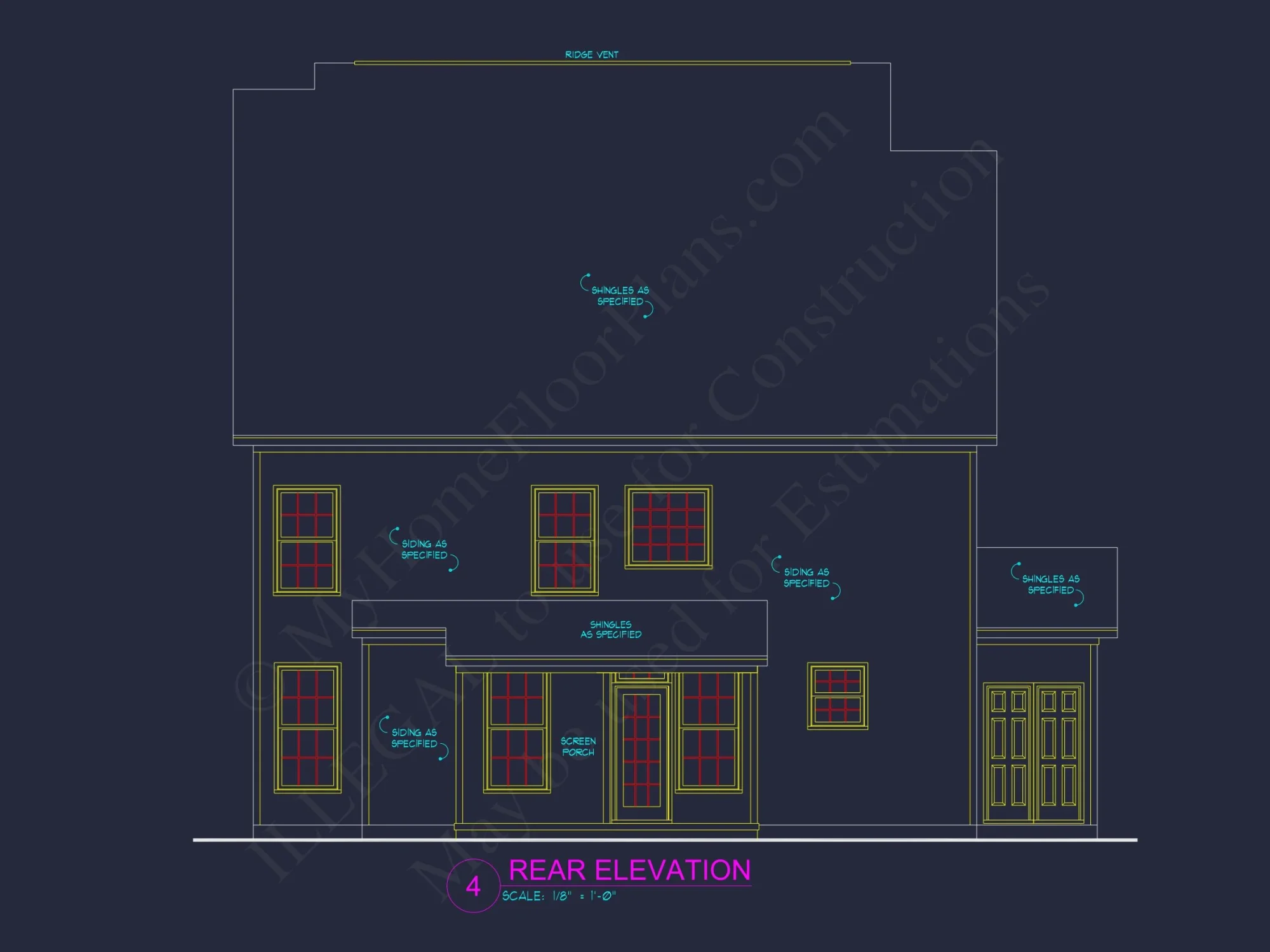 Charming house Floor Plan with 4 Bedrooms and Open Designs