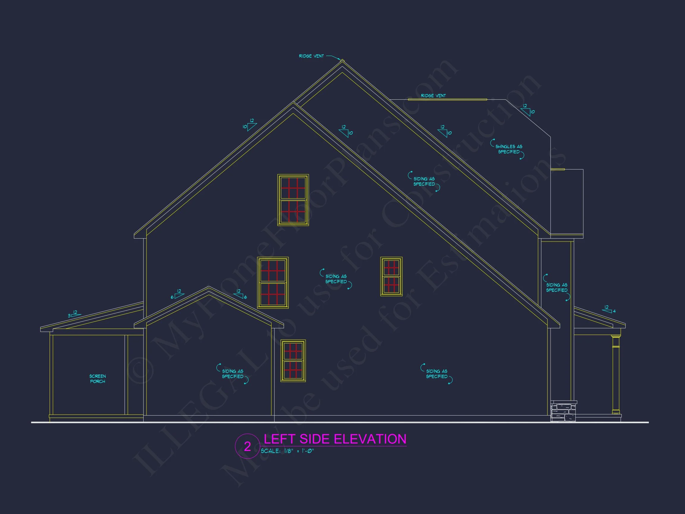 Charming house Floor Plan with 4 Bedrooms and Open Designs