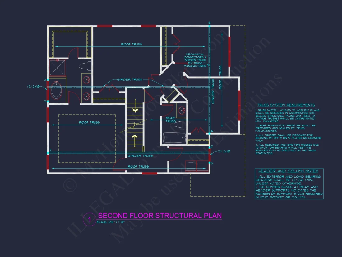 Beautiful house Plan with 2 Floors & CAD Architectural Design