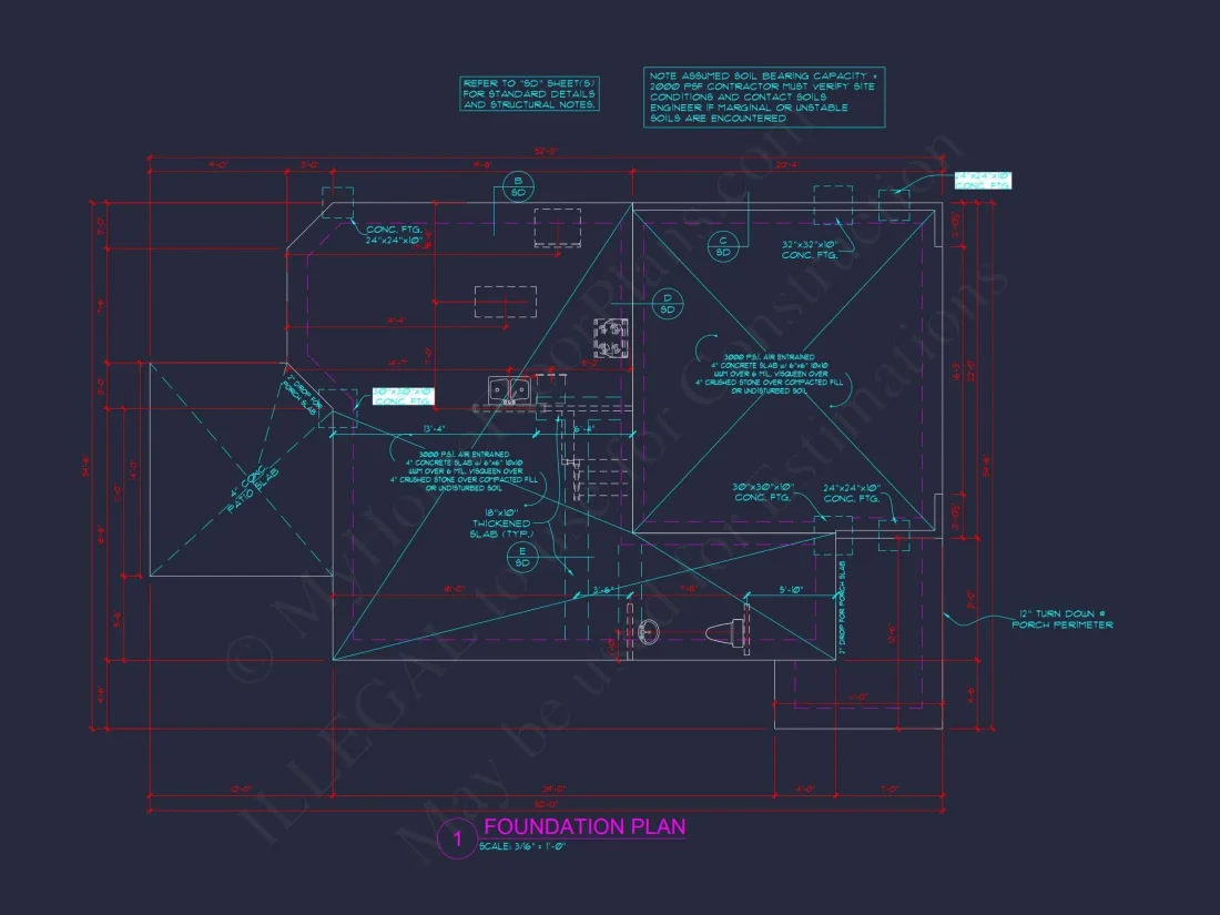 Beautiful house Plan with 2 Floors & CAD Architectural Design
