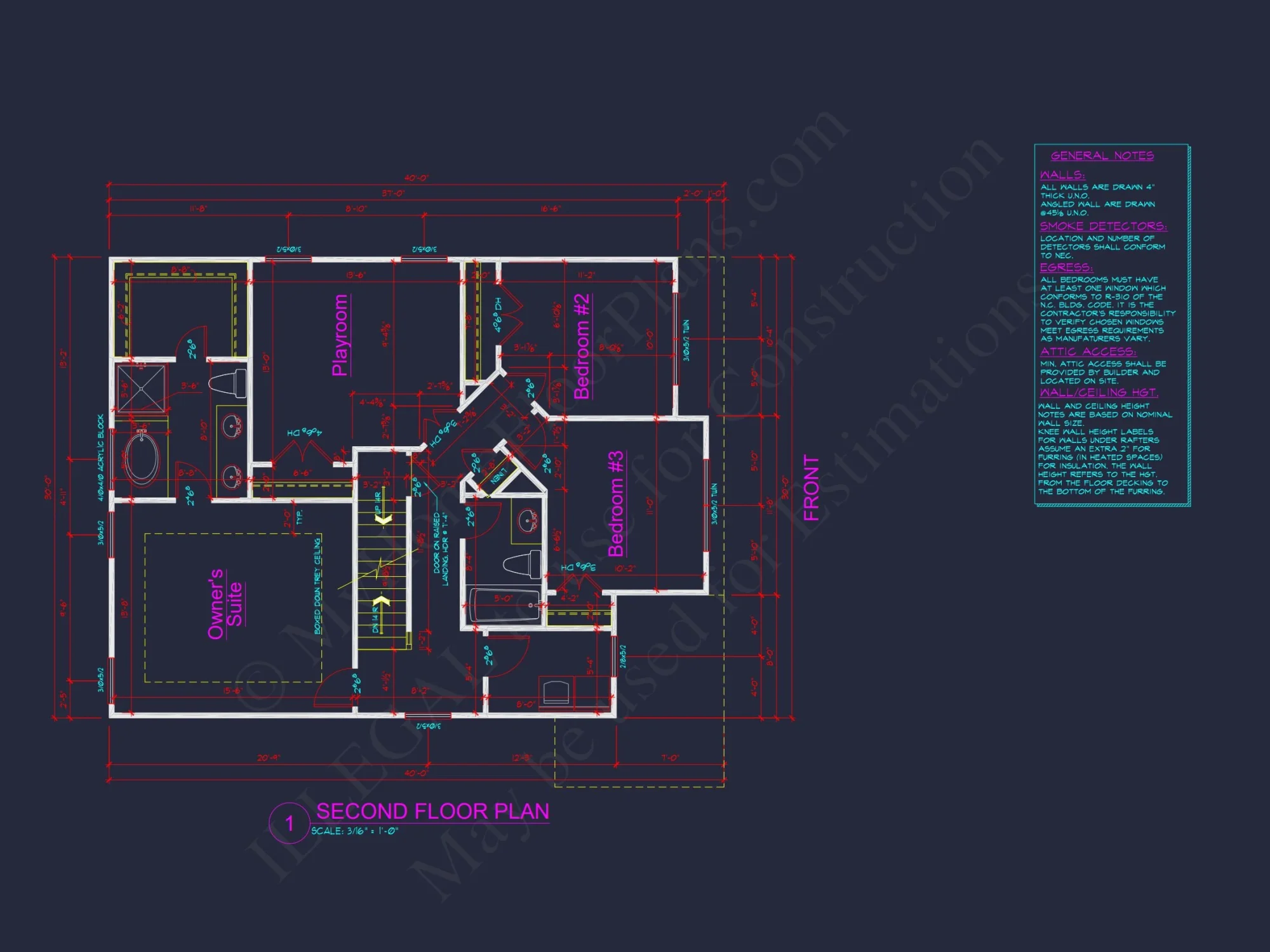 Beautiful house Plan with 2 Floors & CAD Architectural Design